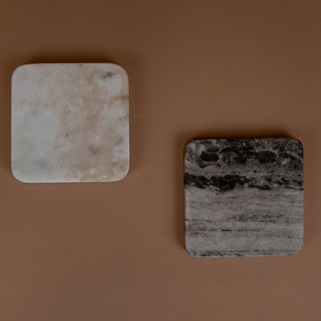 marble candle coaster
