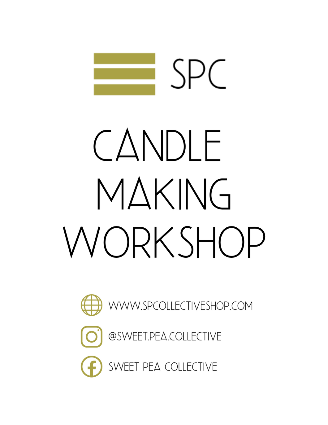 candlemaking 101 - group workshop