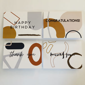 geo greeting card collection