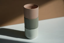 Load image into Gallery viewer, matte gray minimalist ceramic cup candle
